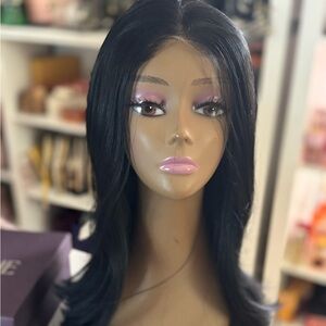 Black Wig with Natural Waves